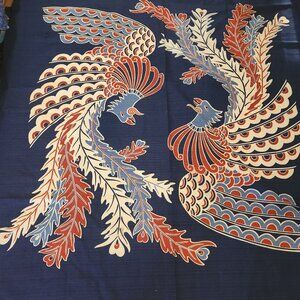 Dancing Bird Table Cloth/Fabric Wall Hanging